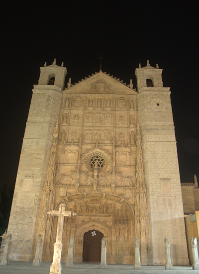 Fachada de san Pablo de Valladolid. Dominicos